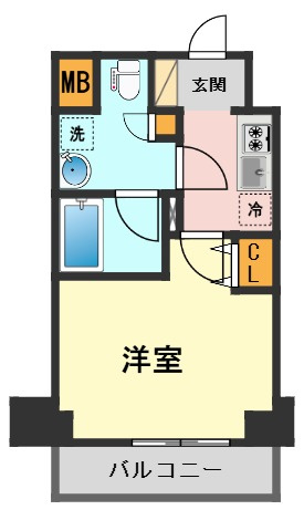 ミライズ新小岩マーロの間取り