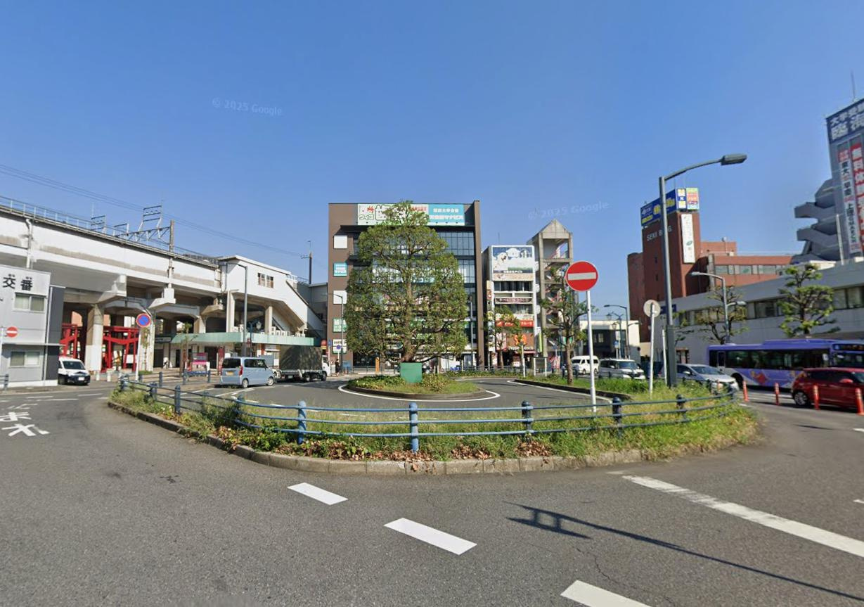 松戸市新松戸２丁目の店舗事務所の周辺