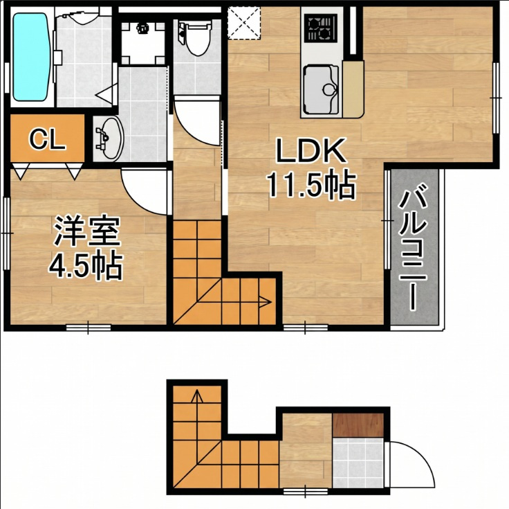 La Lupinasの間取り