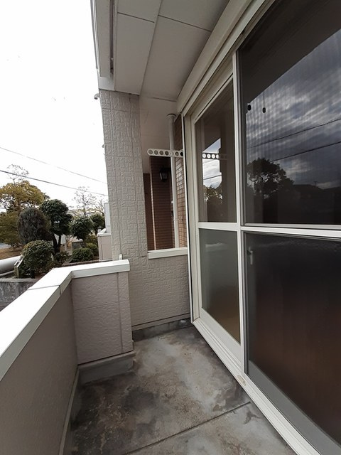 ラフレシール1番館のバルコニー