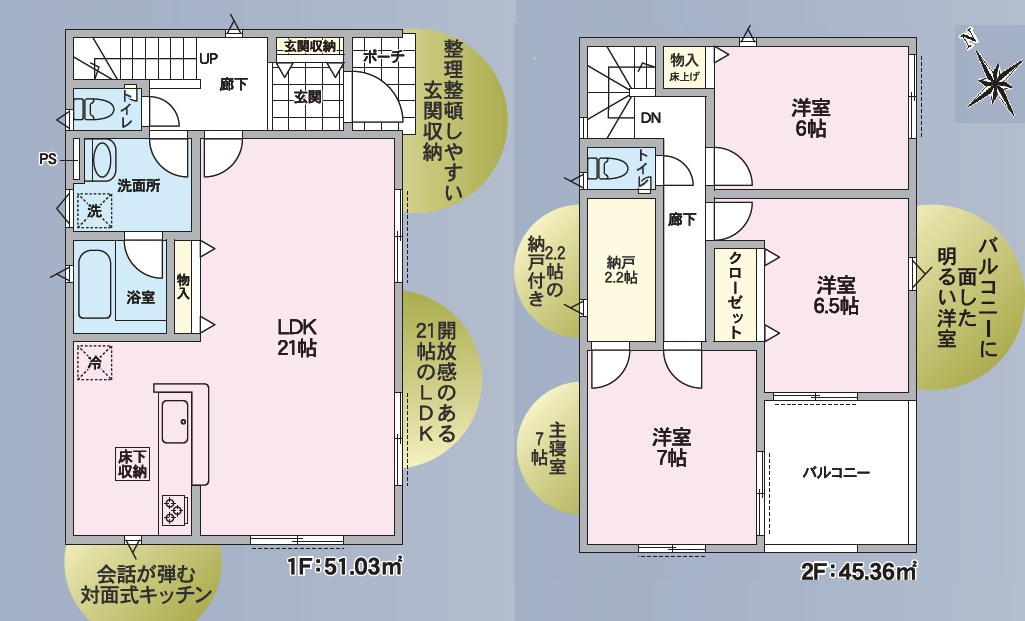大門一番町（第2）の間取り
