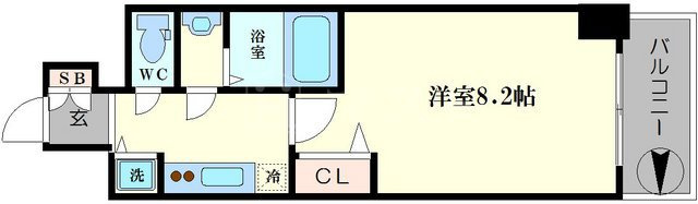 プライムアーバン御堂筋本町の間取り