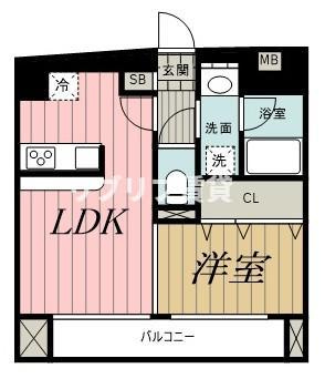 MAJESTIC千葉みなとの間取り