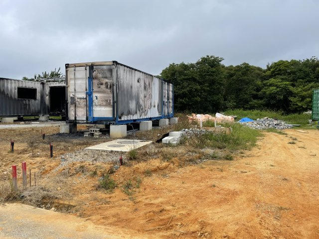 東村川田土地の外観