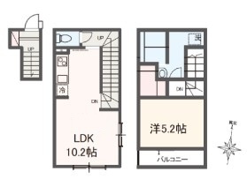 MELDIA岩槻Ⅱの間取り