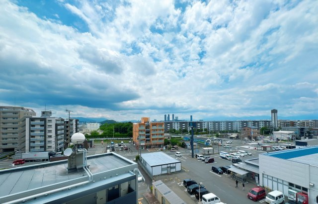 【展望】 | 藤和奈多ハイタウン☆仲介手数料無料☆ | 高い建物が少なく、心地よい風と陽光が舞い込む開放的なロケーション。