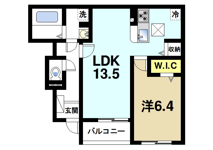 リジエール高の原の間取り
