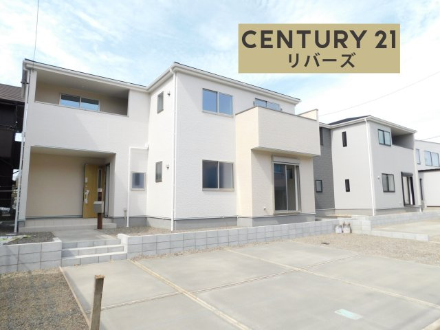 稲沢市田代１丁目の新築一戸建の外観|☆ラスト１棟☆　　いつでもご案内できます♪（お問合せ当日、平日、水曜、夜間でもＯＫ）　敷地５７．８８坪！　南向き！　駐車最大５台可！　ゆとりのある５ＬＤＫプラン！　続き間ＬＤＫ２０．２帖！