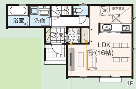 【仲介手数料無料】所沢市　下安松４期　全１棟　所沢市の不動産なら西武ハウジングの間取り