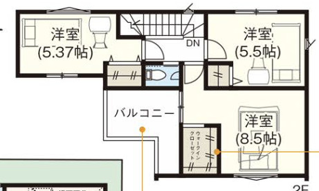 【仲介手数料無料】所沢市　下安松４期　全１棟　所沢市の不動産なら西武ハウジングの間取り