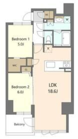 【間取り】 | S-RESIDENCE谷町六丁目alo
