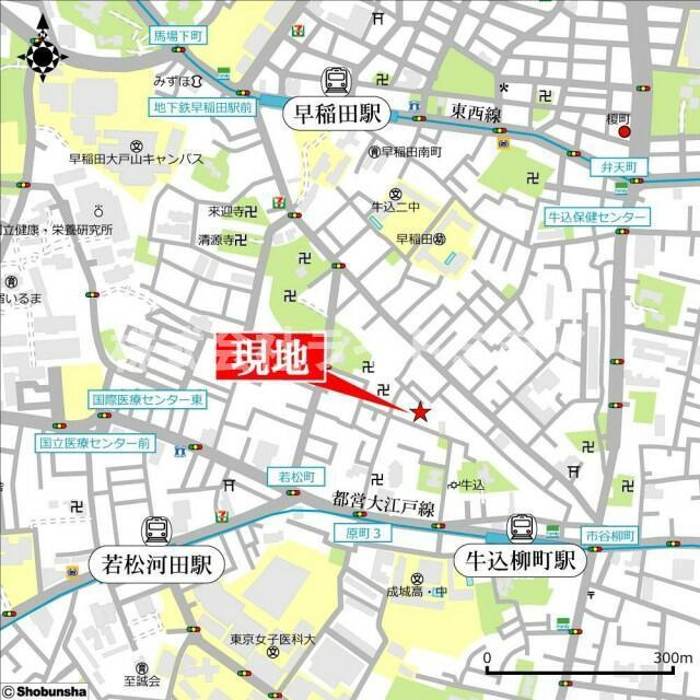 スカラーレ牛込（ＩｏＴ賃貸）の地図| 