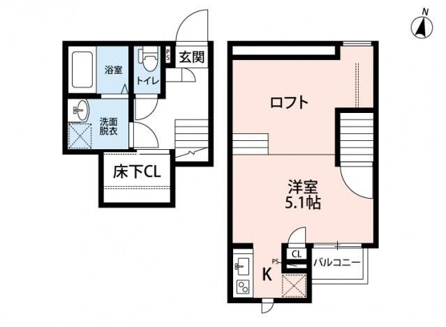 春日部市米島のアパート