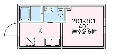 東京都大田区　一棟マンションの間取り