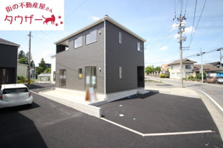 【駐車場】 | 富田小学校・富田中学校区　GRADLE GAEDEN 郡山市富田町　第２３　全３棟　１号棟 | 駐車スペース３台～４台可能です！　外水道もついていますので洗車に便利です♪