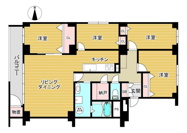 澄川ハイムの間取り