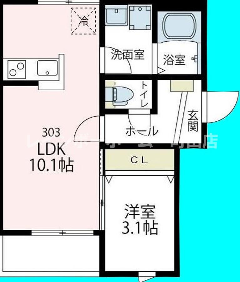 Casa Brezza※初期費用分割後払いサービス利用可能物件の間取り