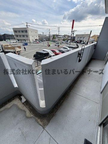 パステル12のバルコニー
