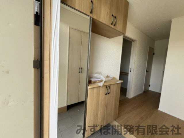 天童市荒谷89-1の玄関|玄関収納
