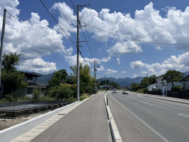 天童市荒谷89-1の前面道路含む現地写真