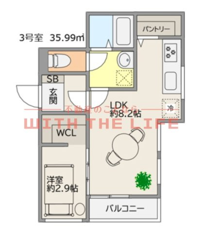TRIOVE　JR久留米アクシス【キャッシュバック対象の物件】の間取り