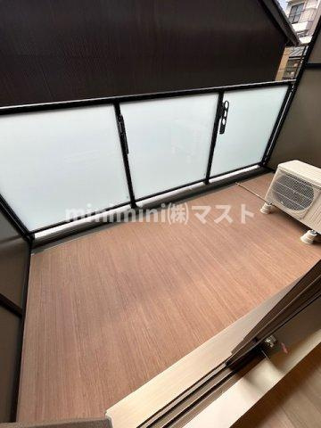 ザ・パークハビオ谷町六丁目テラスのバルコニー