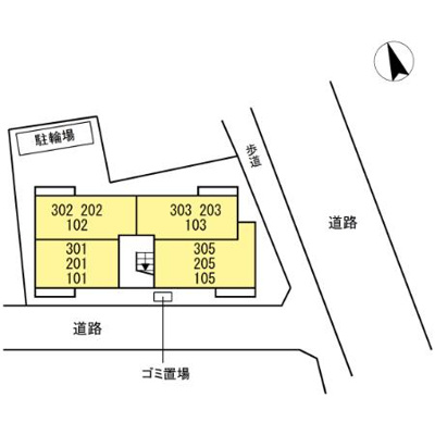 【区画図】 | D-room樹・大和南