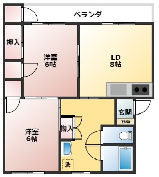 シャーロンの間取り