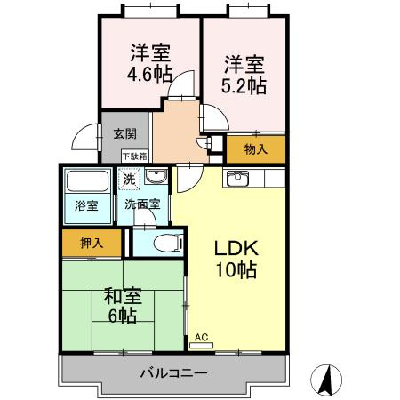 ルミエール湘南の間取り