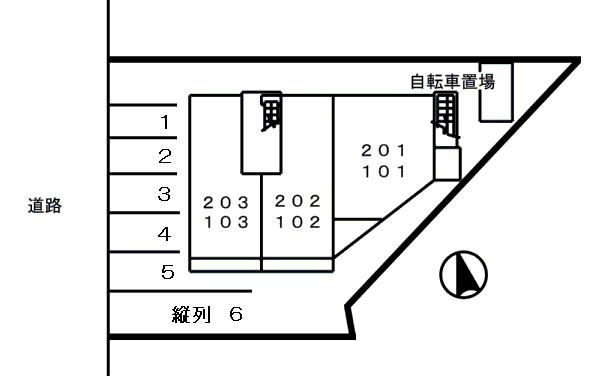 サニーガーデンの区画図