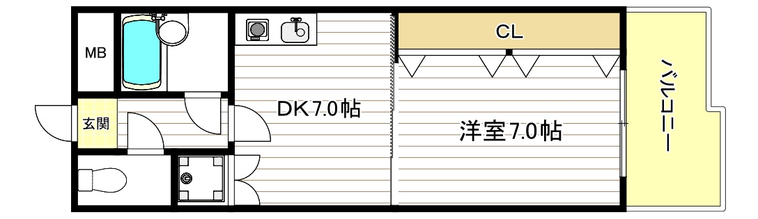 エイチ・ツー・オー今川の間取り