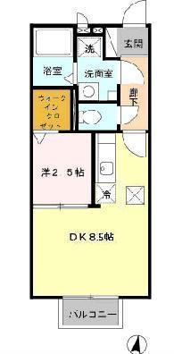 セントラルコートの間取り