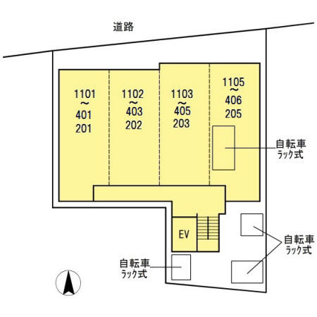 ダイワシティー大須の区画図