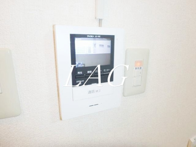 【セキュリティ】 | 山口マンション | モニター付きインターホンです。