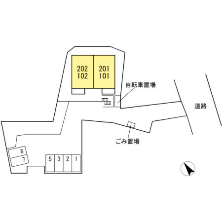 クレストヒルズ　Ｄ　　刈谷市近郊の賃貸はクラスホーム刈谷店の駐車場