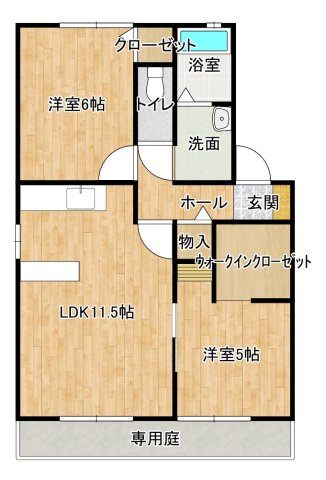 メゾンひろAの間取り