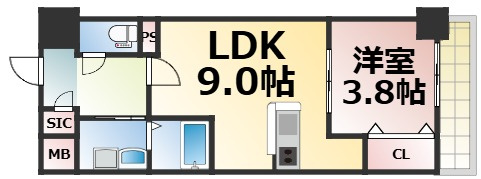 【間取り】 | リアライズ小路駅前　仲介手数料無料