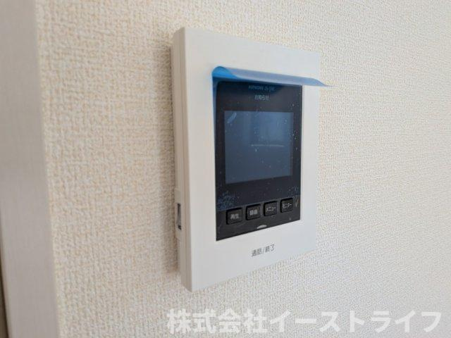 【新築戸建】　いわき市中岡町1丁目1期　長期優良住宅のセキュリティ|2号棟写真　お子さんのお留守番時など「知らない人が来たら出なくてもいい」と教育しておけば、防犯面でも格段に良くなります。