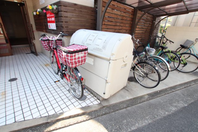 【その他共用部分】 | OMレジデンス白鷺 | 敷地内ごみ置き場