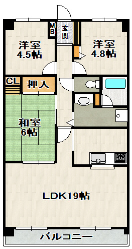 第二寿楽アビタシオンの間取り