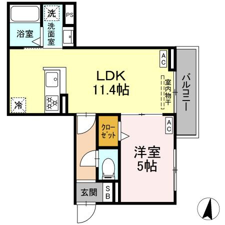 グラナーデ堤通の間取り