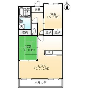 カーサベルジオーノの間取り