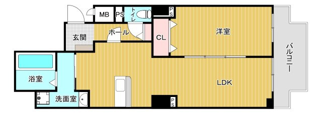エムライズ大観町の間取り
