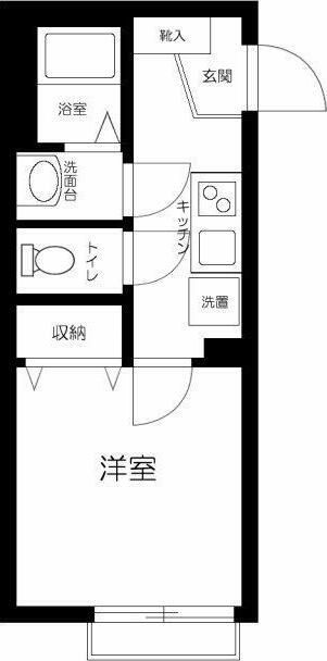 Ｔ’ｓ　Ｃｕｏｒｅ　ＭＵＳＥ東長崎の間取り
