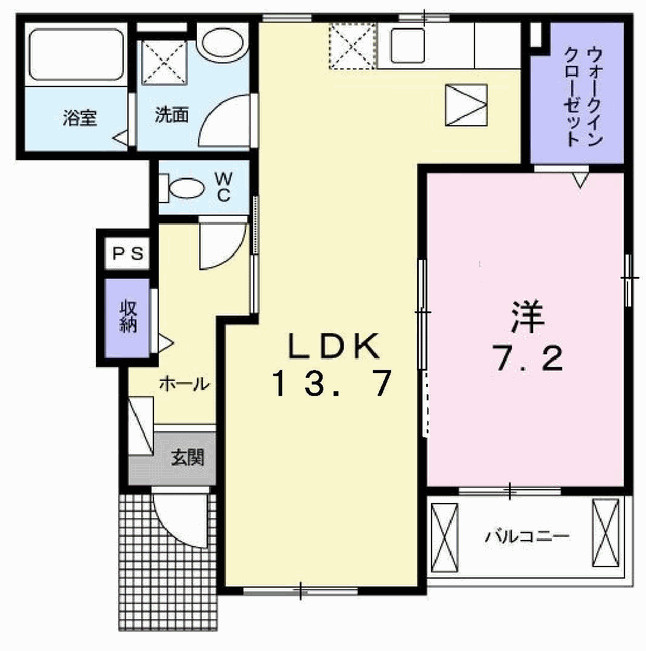 ブライト　ボナールの間取り