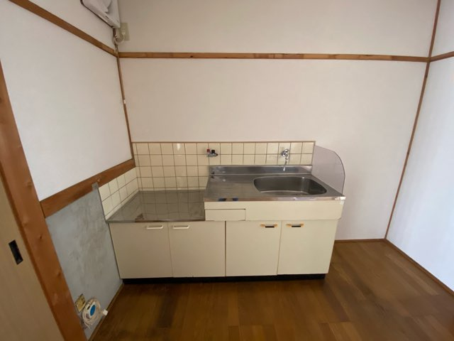 ガスコンロ設置可能なキッチンです！