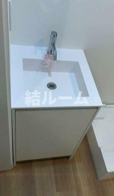 北区神谷１丁目のアパートの洗面所