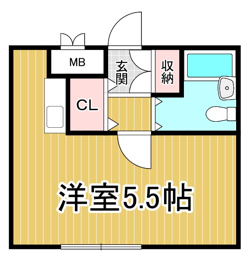 サンパレス21夙川東の間取り