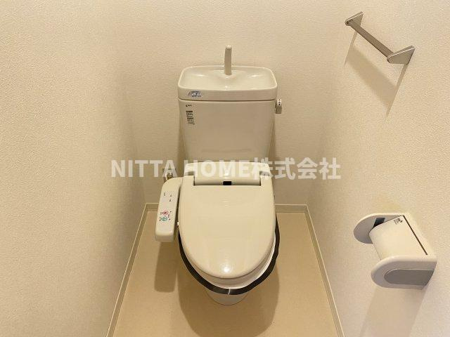 シャーメゾン楽音寺Ｂのトイレ|もちろんウォシュレット付きのトイレです◇