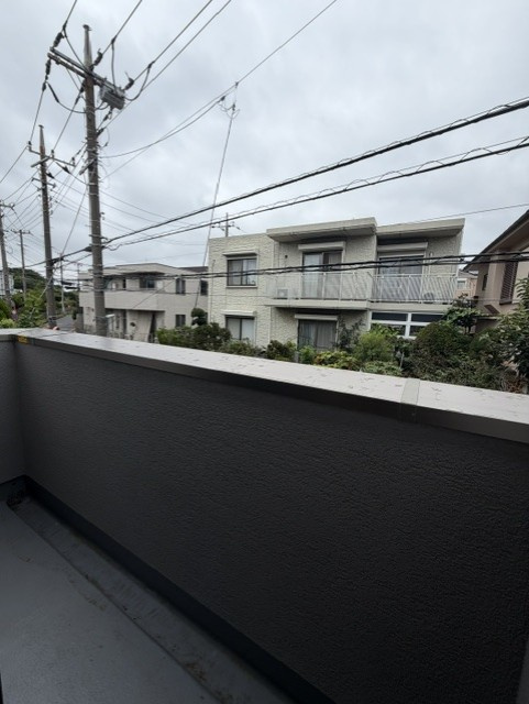 白ノ城のバルコニー
